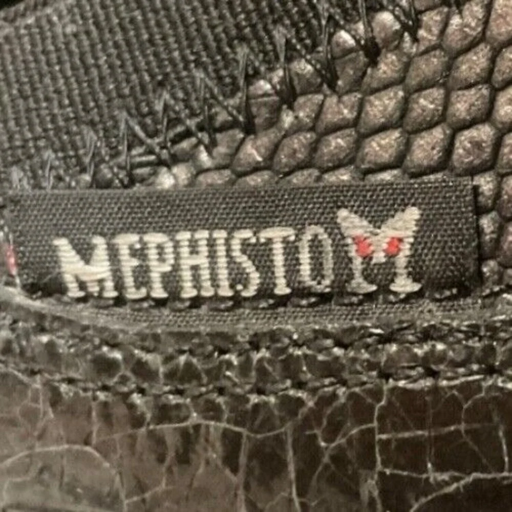 Mephisto Women's Elettra Ballet Flats BlackPatent Leather Slip On Size 7 Comfort